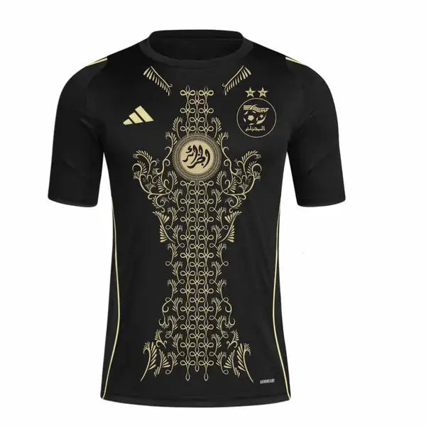 Maillot Algérie Édition Spéciale Karakou – Noir & Or Ma boutique